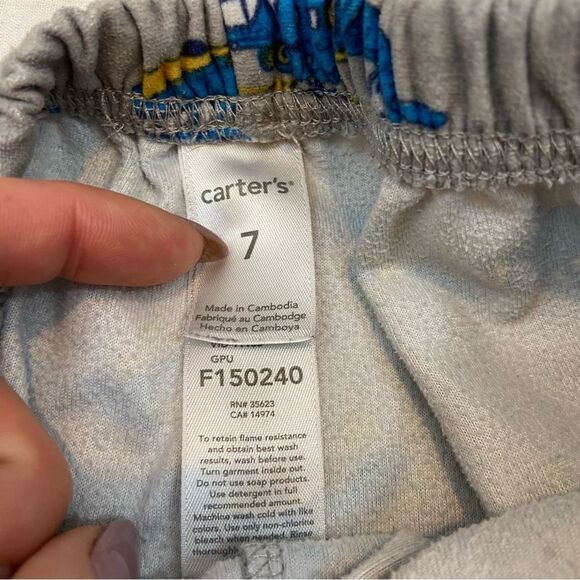 Lot of Three Pairs of Boys Graphic Pajama Pants All Size 7 - Picture 9 of 11